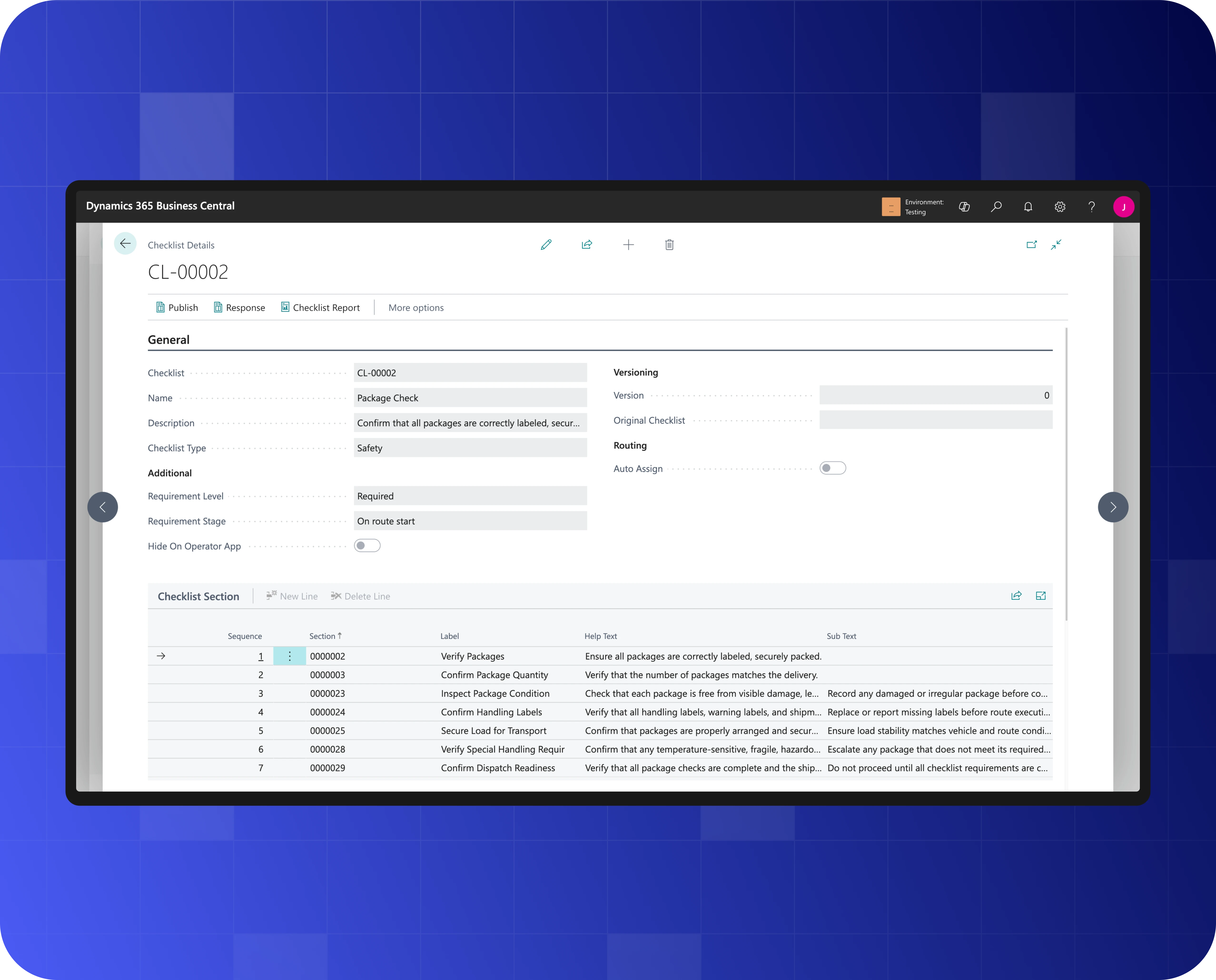 Checklist Management