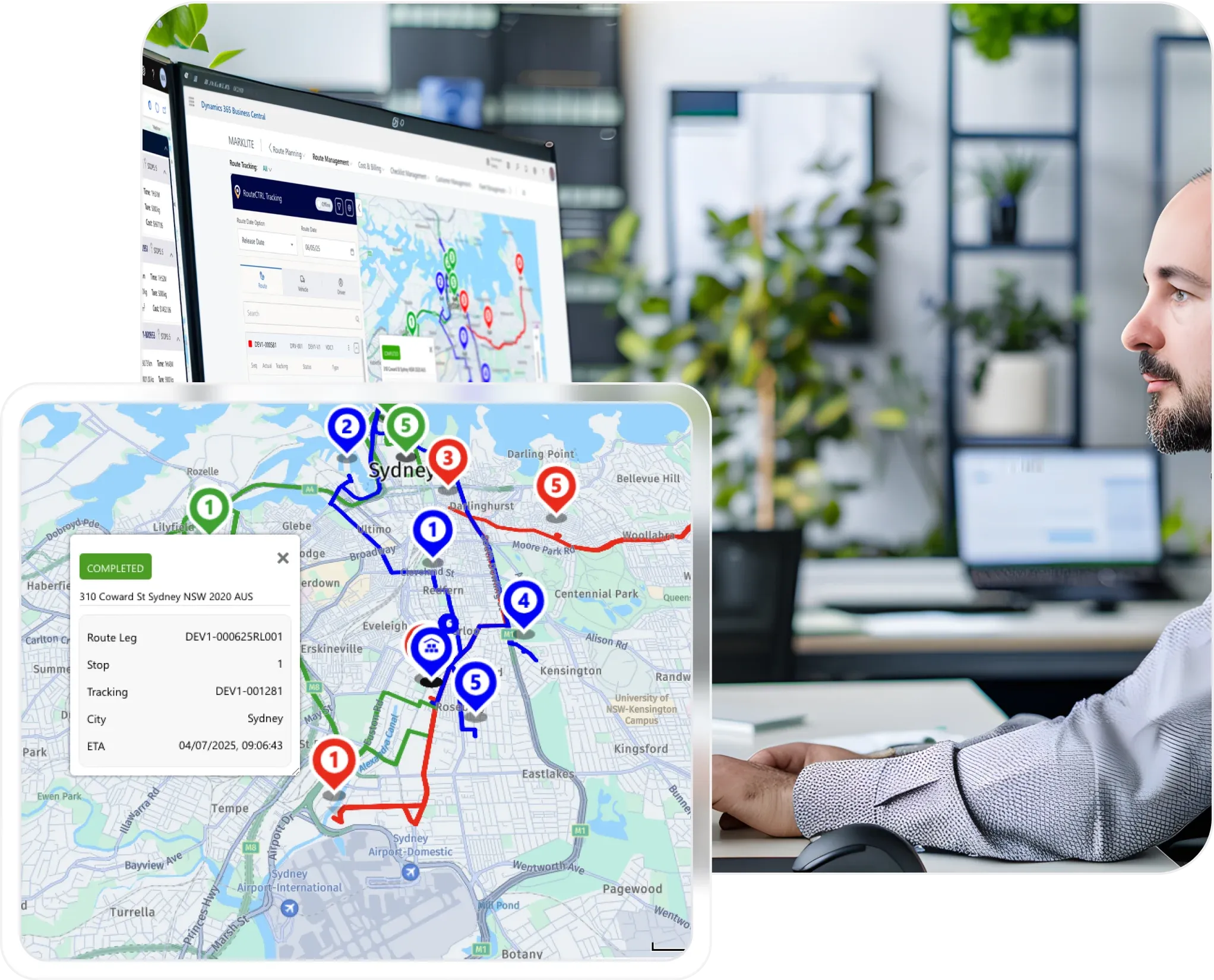 Live Route Tracking