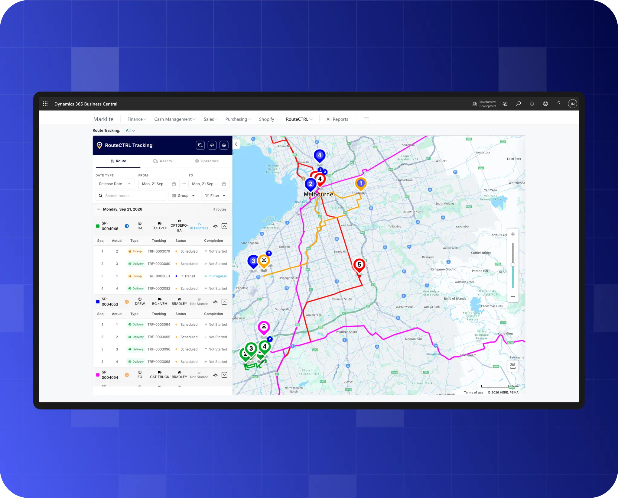 Route Tracking