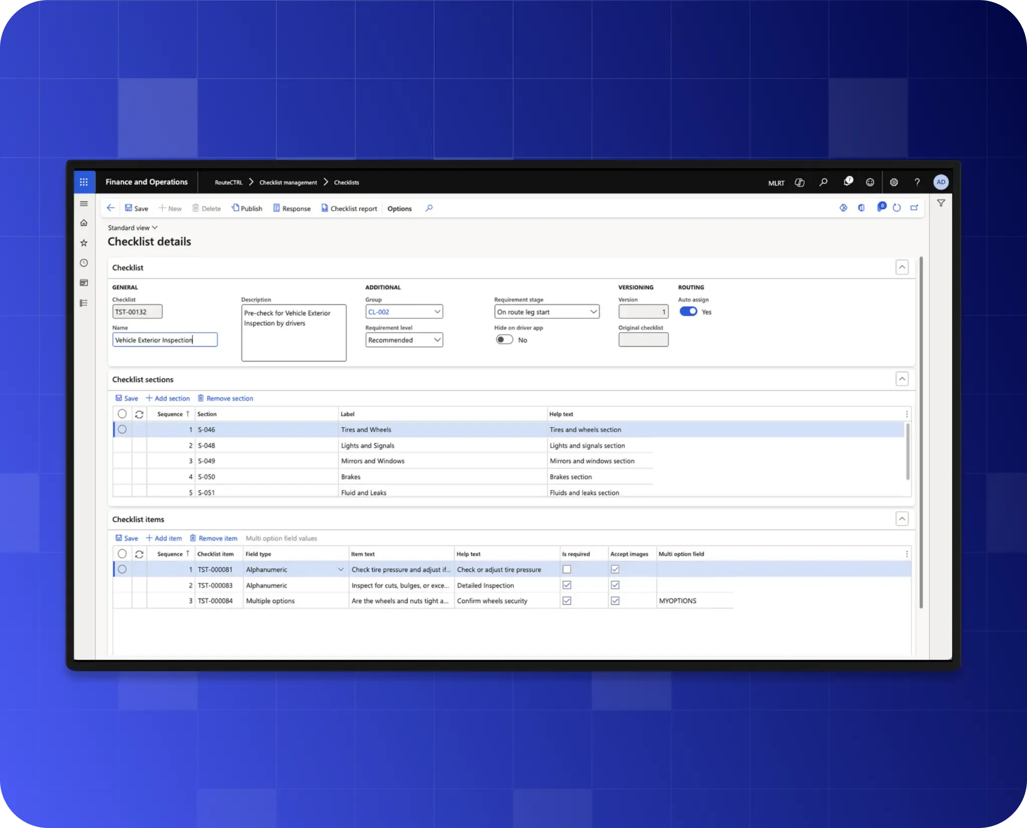 Checklist Management