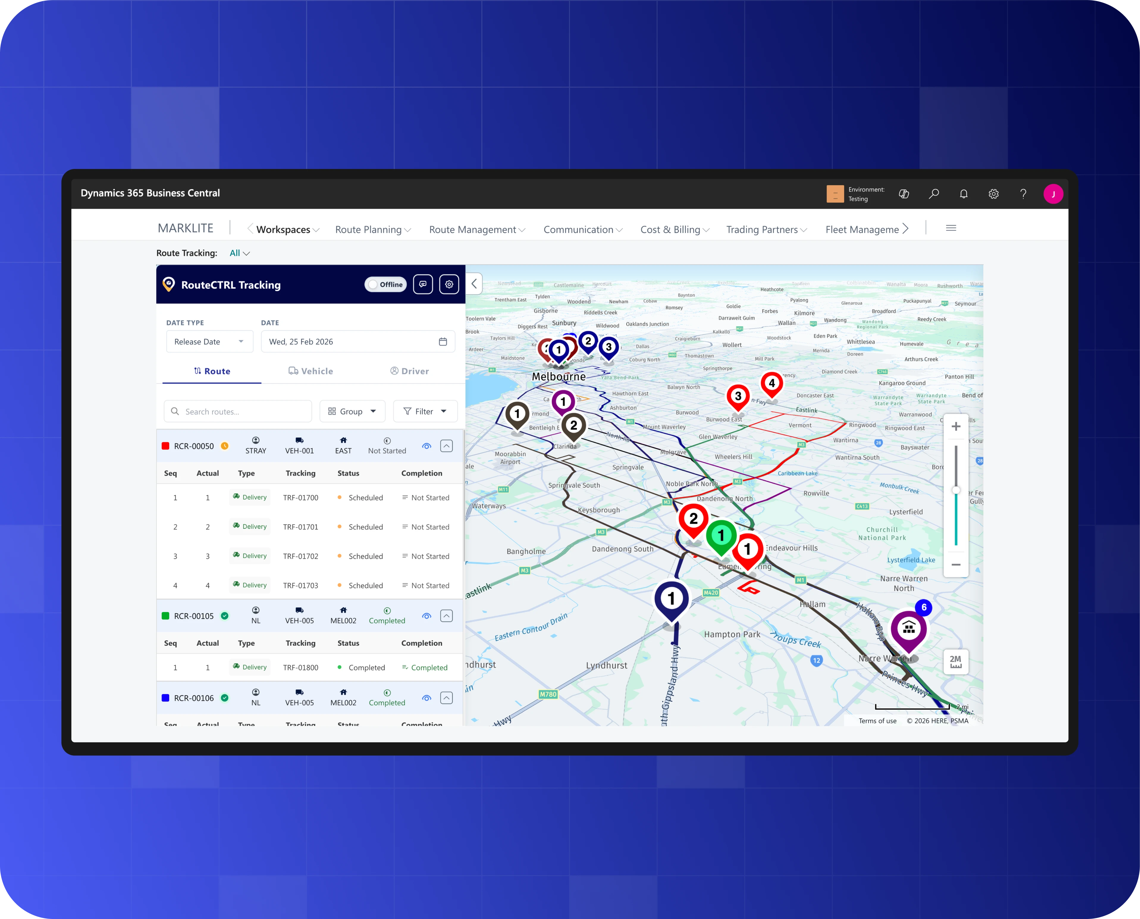 Route Tracking